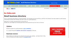 Desktop Screenshot of bc-links.com